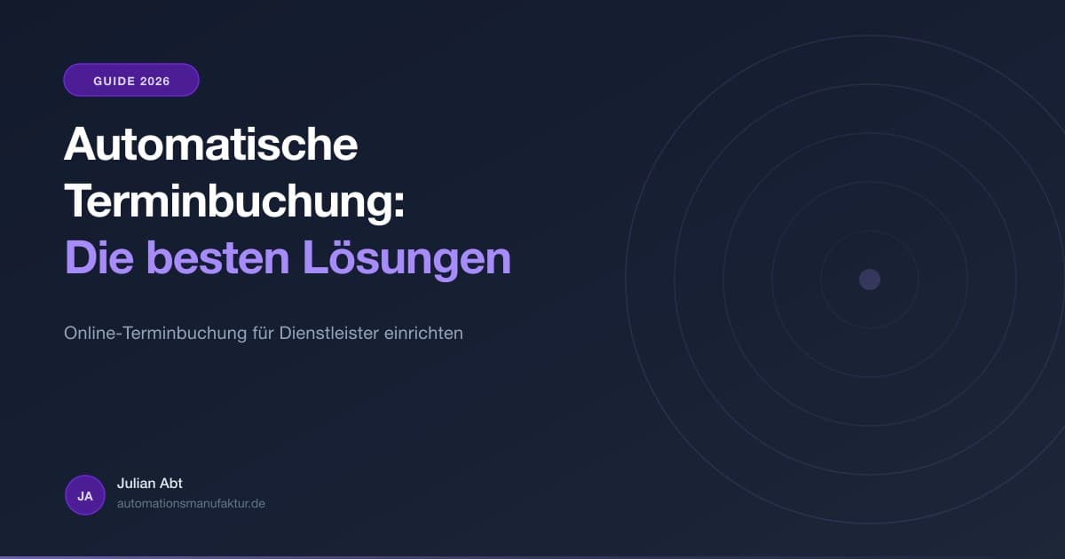 Online Terminbuchung für Dienstleister