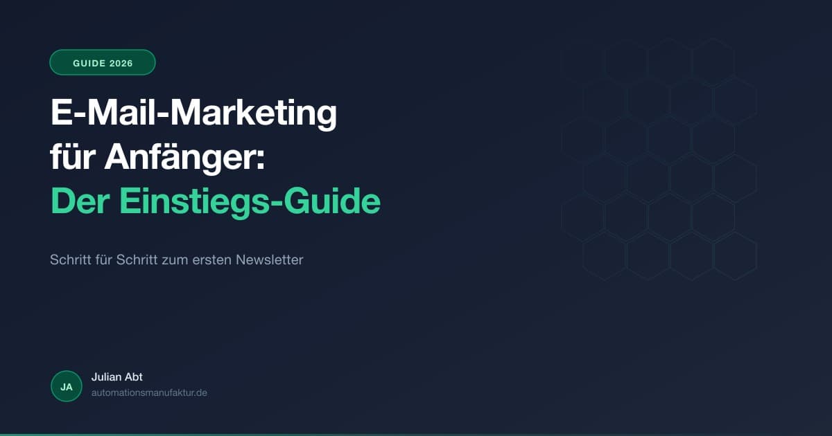 E-Mail-Marketing Einstiegs-Guide für Anfänger