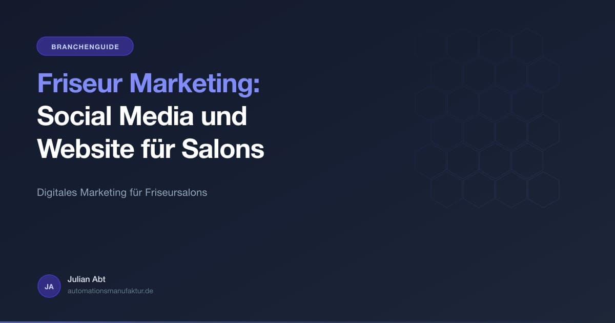 Marketing Strategien für Friseursalons