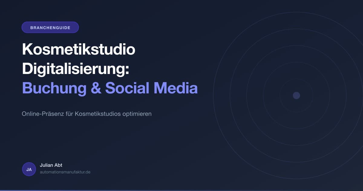 Digitalisierung für Kosmetikstudios und Beauty-Salons