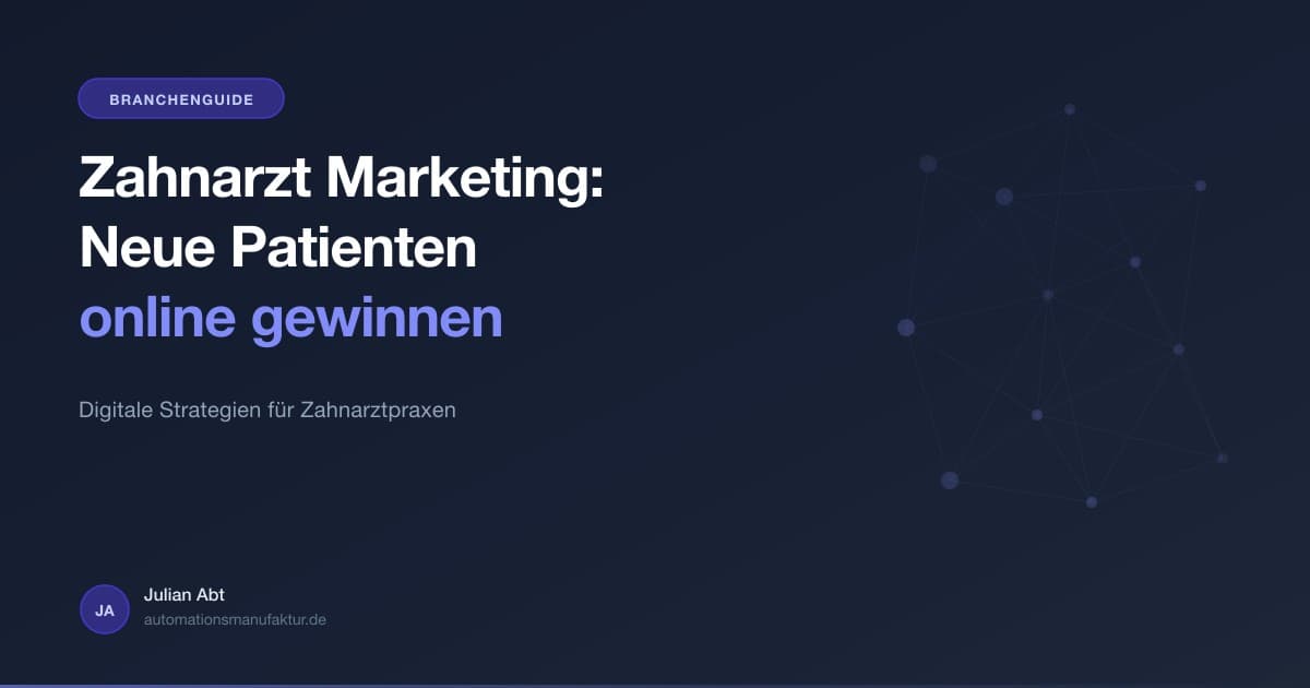 Marketing Strategien für Zahnarztpraxen